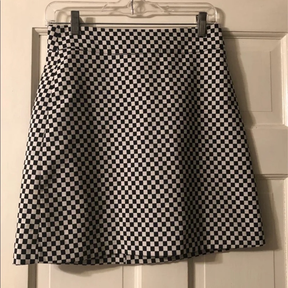 Zara checkered skirt